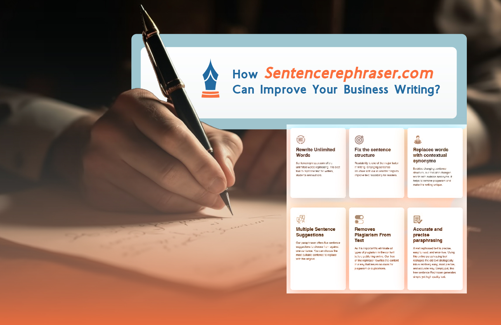 How Sentencerephraser.com Can Improve Your Business Writing?