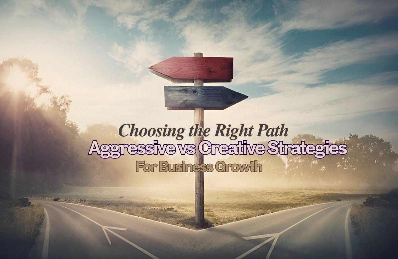 Choosing the Right Path: Aggressive vs. Creative Strategies for Business Growth