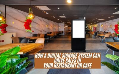 How a Digital Signage System Can Drive Sales in Your Restaurant or Cafe