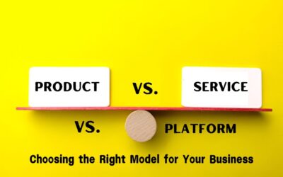 Product vs. Service vs. Platform Choosing the Right Model for Your Business