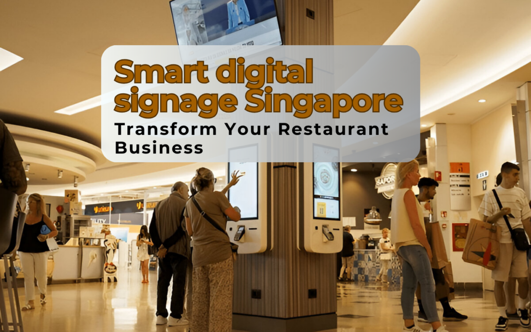 Transform Your Restaurant Business with Smart Digital Signage in Singapore