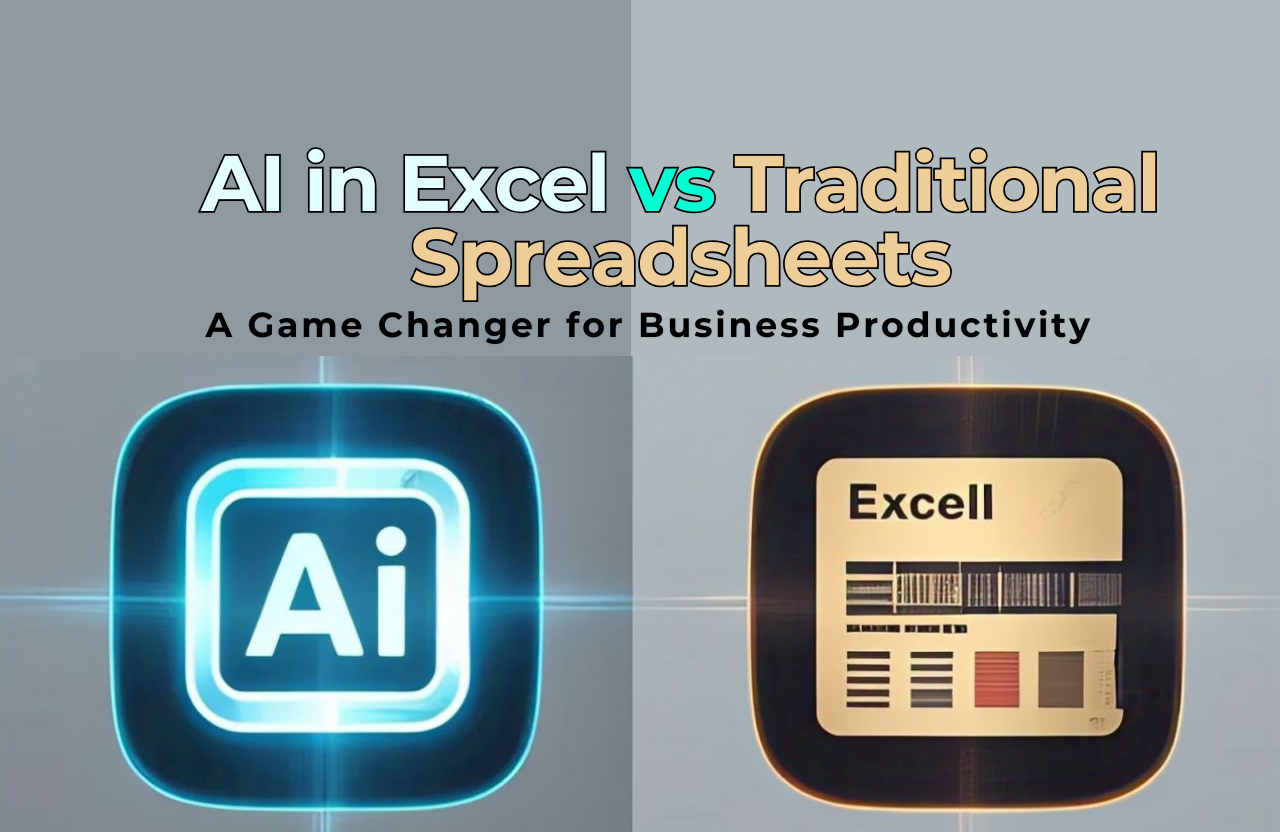 AI in Excel vs. Traditional Spreadsheets: A Game Changer for Business Productivity